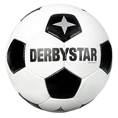 Derbystar Retro Tt V21 Fußball Weiss Schwarz 5 Derbystar Retro Tt V21 Fußball Weiss Schwarz 5