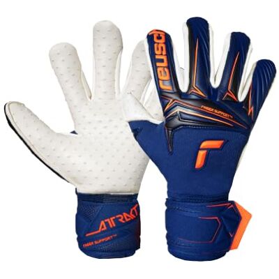Reusch Profi Torwarthandschuhe Herren Erwachsene Fingerschutz starker Grip atmungsaktiv für Training & Spiel Kunstrasen & Naturrasen Größe 7,5-12 Attrakt SpeedBump Finger Support Reusch Profi Torwarthandschuhe Herren Erwachsene Fingerschutz starker Grip atmungsaktiv für Training & Spiel Kunstrasen & Naturrasen Größe 7,5-12 Attrakt SpeedBump Finger Support