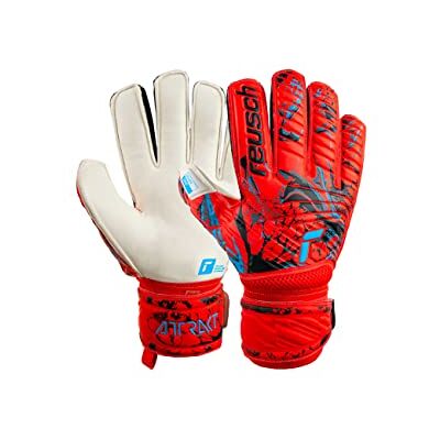 Reusch Attrakt Grip Torwarthandschuhe Bright Red/Future Blue 9 Reusch Attrakt Grip Torwarthandschuhe Bright Red/Future Blue 9