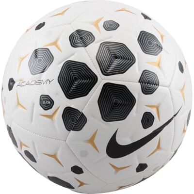 NIKE NK ACADEMY FA25 Soccer Ball, White/Black/Black, 4 NIKE NK ACADEMY FA25 Soccer Ball, White/Black/Black, 4
