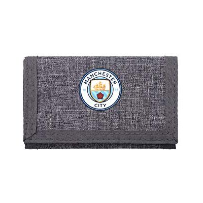 FOCO Offizielles Lizenzprodukt Manchester City FC Graue Fußball-Geldbörse FOCO Offizielles Lizenzprodukt Manchester City FC Graue Fußball-Geldbörse