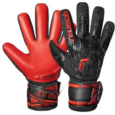 Reusch Torwarthandschuhe Herren Erwachsene starker Grip & ergonomische Passform robust & atmungsaktiv für Training & Spiel Kunstrasen & Naturrasen Größe 7-11 Attrakt Freegel Silver NC Reusch Torwarthandschuhe Herren Erwachsene starker Grip & ergonomische Passform robust & atmungsaktiv für Training & Spiel Kunstrasen & Naturrasen Größe 7-11 Attrakt Freegel Silver NC