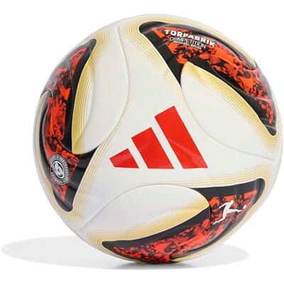 Adidas Unisex Bundesliga 26/27 Torfabrik Competition Recreation Ball, White/Black/solar red/Pantone, 5 Adidas Unisex Bundesliga 26/27 Torfabrik Competition Recreation Ball, White/Black/solar red/Pantone, 5