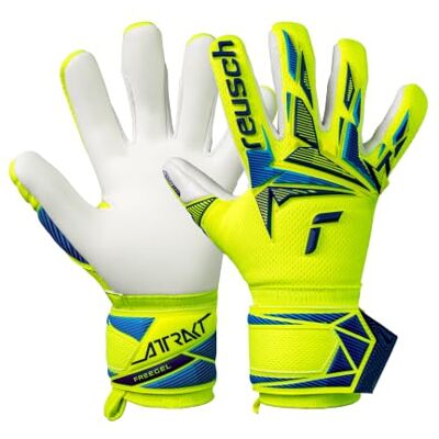 Reusch Torwarthandschuhe Kinder Jugendliche starker Grip, Flexible Passform & Komfort atmungsaktiv für Training & Spiel Naturrasen & Kunstrasen Größe 4-8 Attrakt Freegel Advance Junior Reusch Torwarthandschuhe Kinder Jugendliche starker Grip, Flexible Passform & Komfort atmungsaktiv für Training & Spiel Naturrasen & Kunstrasen Größe 4-8 Attrakt Freegel Advance Junior