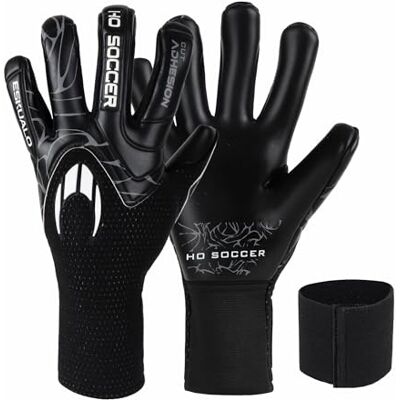 HO Soccer ESKUALO Blackout Torwarthandschuhe, Unisex, Kinder, Schwarz 9 HO Soccer ESKUALO Blackout Torwarthandschuhe, Unisex, Kinder, Schwarz 9
