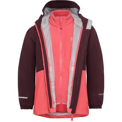 Jack Wolfskin Mädchen Iceland 3in1, Sunset Coral, 176 EU Jack Wolfskin Mädchen Iceland 3in1, Sunset Coral, 176 EU