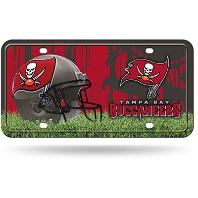 Rico Industries Buccaneers Premium Metallschild Nummernschild Aluminium Neuheit Feld Design Fußball Rico Industries Buccaneers Premium Metallschild Nummernschild Aluminium Neuheit Feld Design Fußball