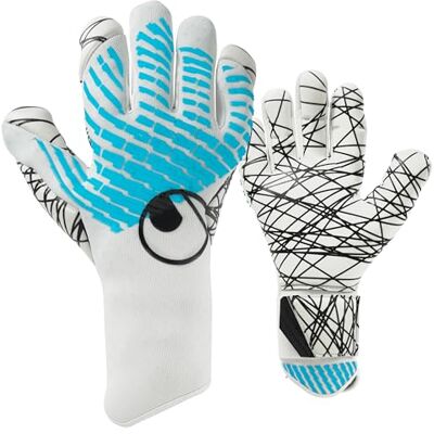 uhlsport Fußball Torwarthandschuhe Fangmaschine Cybertec Ultragrip SC, weiß/cyberblau/schwarz, 7 uhlsport Fußball Torwarthandschuhe Fangmaschine Cybertec Ultragrip SC, weiß/cyberblau/schwarz, 7