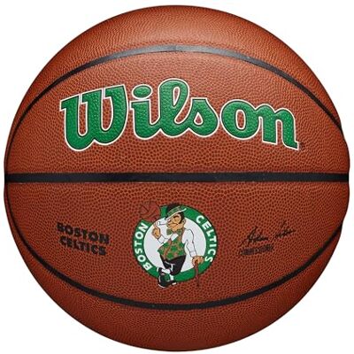 WILSON NBA Team Alliance Basketball, Mit Einer Pure Feel Oberfläche und Dual Depth Technologie, Verbesserte Luftstabilität, Farbe: Braun, Größe: 7 WILSON NBA Team Alliance Basketball, Mit Einer Pure Feel Oberfläche und Dual Depth Technologie, Verbesserte Luftstabilität, Farbe: Braun, Größe: 7