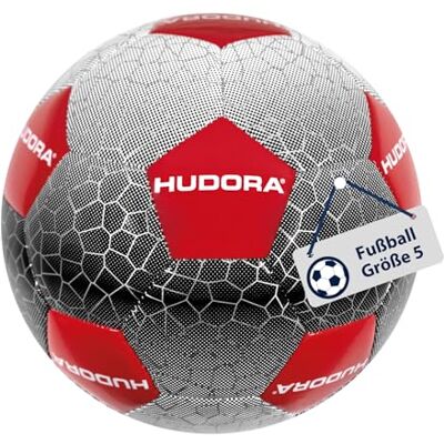HUDORA Fußball Größe 5 – Robuster Trainings- und Freizeitball für Kinder und Erwachsene – angenehmes Ballgefühl, stabile Form und guter Rücksprung – für Freizeit, Garten und Bolzplatz – unaufgepumpt HUDORA Fußball Größe 5 – Robuster Trainings- und Freizeitball für Kinder und Erwachsene – angenehmes Ballgefühl, stabile Form und guter Rücksprung – für Freizeit, Garten und Bolzplatz – unaufgepumpt