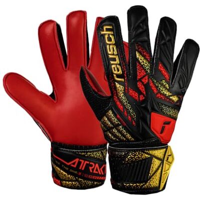 Reusch Torwarthandschuhe Kinder Jugendliche robuster Grip & optimale Passform für Training & Spiel Kunstrasen, Naturrasen & Hartplatz für Nachwuchs-Torhüter Größe 3-8 Attrakt Solid Junior Reusch Torwarthandschuhe Kinder Jugendliche robuster Grip & optimale Passform für Training & Spiel Kunstrasen, Naturrasen & Hartplatz für Nachwuchs-Torhüter Größe 3-8 Attrakt Solid Junior