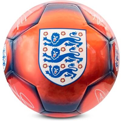 Hy-Pro Offiziell lizenzierter England FA Classic Signature Fußball, Metallic, Größe 5, Training, Match, Merchandise, Sammlerstück für Kinder und Erwachsene, Rot/Blau Hy-Pro Offiziell lizenzierter England FA Classic Signature Fußball, Metallic, Größe 5, Training, Match, Merchandise, Sammlerstück für Kinder und Erwachsene, Rot/Blau