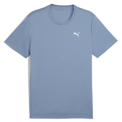 Puma Unisex M Tad Essential Poly Texture Tees, Cool Blue, M EU Puma Unisex M Tad Essential Poly Texture Tees, Cool Blue, M EU