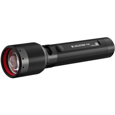 Ledlenser P6R wiederaufladbare LED Taschenlampe, 1200 Lumen, 320m Fokus, USB-C, IP68 wasserdicht, 60 Stunden Leuchtdauer, 4 Leuchtmodi, Notfalltaschenlampe, Camping, Outdoor, taktisch Ledlenser P6R wiederaufladbare LED Taschenlampe, 1200 Lumen, 320m Fokus, USB-C, IP68 wasserdicht, 60 Stunden Leuchtdauer, 4 Leuchtmodi, Notfalltaschenlampe, Camping, Outdoor, taktisch