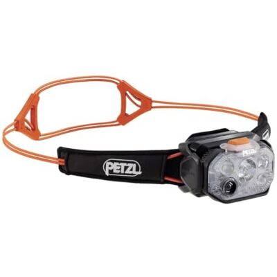 Petzl SWIFT RL Stirnlampe Schwarz 1200 Lumen aufladbar, REACTIVE LIGHTING, leichte Kopflampe mit Akku, Outdoor Lampe für Trailrunning Bergsteigen Petzl SWIFT RL Stirnlampe Schwarz 1200 Lumen aufladbar, REACTIVE LIGHTING, leichte Kopflampe mit Akku, Outdoor Lampe für Trailrunning Bergsteigen