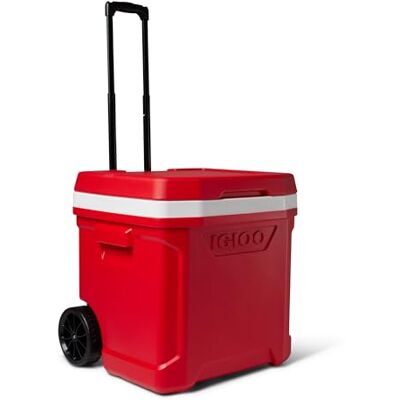 Igloo Profile II 60 Kühlbox 57L – Passive Kühlbox mit Teleskopgriff & Rollen – Robuste Isolierbox für Camping, Strand, Festivals & Outdoor – Lange Kühlleistung, leicht zu ziehen Igloo Profile II 60 Kühlbox 57L – Passive Kühlbox mit Teleskopgriff & Rollen – Robuste Isolierbox für Camping, Strand, Festivals & Outdoor – Lange Kühlleistung, leicht zu ziehen