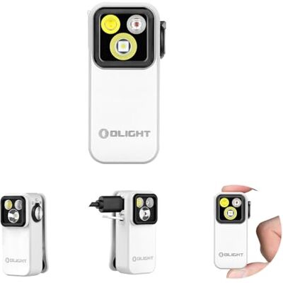 OLIGHT Oclip Pro Mini LED Taschenlampe mit Flutlicht, fokussiertes Licht und Rotelicht,500 LM helle USB-C wiederaufladbare Flashlight,IPX6 Clip Lampe kleine Blinklicht für Läufer Camping(weiß) OLIGHT Oclip Pro Mini LED Taschenlampe mit Flutlicht, fokussiertes Licht und Rotelicht,500 LM helle USB-C wiederaufladbare Flashlight,IPX6 Clip Lampe kleine Blinklicht für Läufer Camping(weiß)