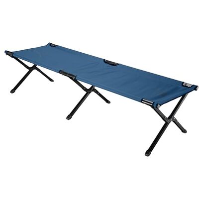 Canyon Campingbett Topaz Camping Bed M – Robustes Klappbett mit Aluminiumrahmen und Oxford-Polyester, schnell aufbaubar für Camping und Familienzelte Dark Blue, M Canyon Campingbett Topaz Camping Bed M – Robustes Klappbett mit Aluminiumrahmen und Oxford-Polyester, schnell aufbaubar für Camping und Familienzelte Dark Blue, M