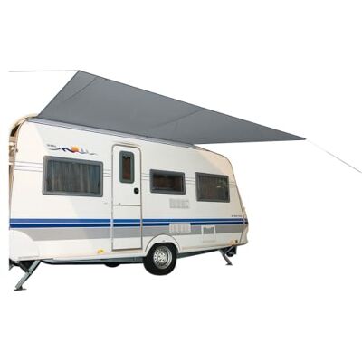 Bo-Camp Wohnwagen-Vorzelt Reisen grau 350x240 cm Bo-Camp Wohnwagen-Vorzelt Reisen grau 350x240 cm