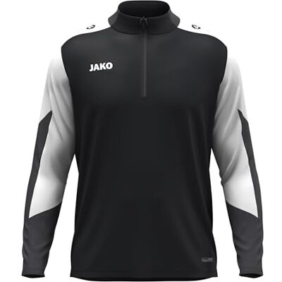 JAKO Unisex Ziptop Dynamic, schwarz/weiß/anthrazit, M JAKO Unisex Ziptop Dynamic, schwarz/weiß/anthrazit, M