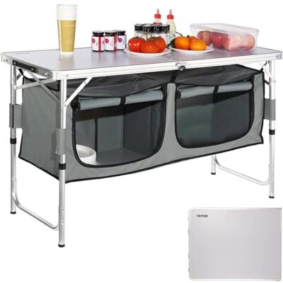 VEVOR Campingküche inkl.Tragetasche Campingschrank Einstellbar Campingschrank, Reiseküche Küchenbox Zeltschrank Outdoor Camping Küche Zeltschrank Camping Reisen Grau Tragbar Küchenbox Reiseküche VEVOR Campingküche inkl.Tragetasche Campingschrank Einstellbar Campingschrank, Reiseküche Küchenbox Zeltschrank Outdoor Camping Küche Zeltschrank Camping Reisen Grau Tragbar Küchenbox Reiseküche