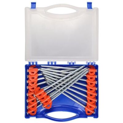 Regatta Heringe für Zelte auf hartem, steinigem Untergrund, extra starker Stahl, 20er-Packung Regatta Heringe für Zelte auf hartem, steinigem Untergrund, extra starker Stahl, 20er-Packung