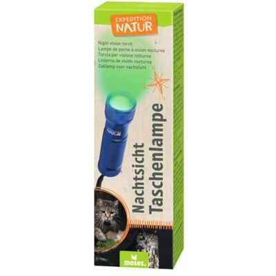 moses . Expedition Natur Nachtsicht-Taschenlampe, Outdoor-Lampe für Tierbeobachtungen, Kinder Taschenlampe mit grünem Licht, Aluminium Lampe 12 LEDs, perfekt Camping- und Ausflüge, 9854, Dunkelblau moses . Expedition Natur Nachtsicht-Taschenlampe, Outdoor-Lampe für Tierbeobachtungen, Kinder Taschenlampe mit grünem Licht, Aluminium Lampe 12 LEDs, perfekt Camping- und Ausflüge, 9854, Dunkelblau