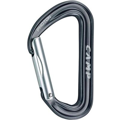 C.A.M.P. Karabiner Photon Straight Gate, Grau/Grün C.A.M.P. Karabiner Photon Straight Gate, Grau/Grün