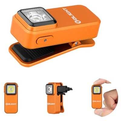 OLIGHT Oclip Mini LED Taschenlampe mit Rotes Licht, 300LM helle USB-C Aufladbare Flashlight, IPX5 Clip Lampe und 1,5m Fallschutz kleine Blinklicht für Camping und Sicherheitswarnungen(Orange) OLIGHT Oclip Mini LED Taschenlampe mit Rotes Licht, 300LM helle USB-C Aufladbare Flashlight, IPX5 Clip Lampe und 1,5m Fallschutz kleine Blinklicht für Camping und Sicherheitswarnungen(Orange)