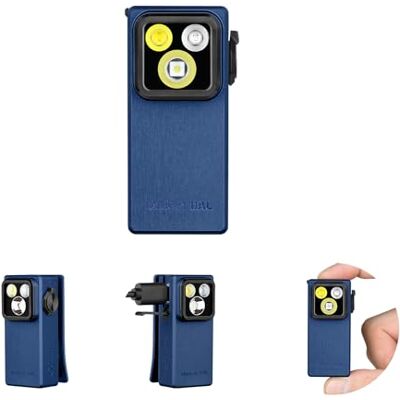 OLIGHT Oclip Ultra Mini LED Clip Taschenlampe besteht aus OAL mit Flutlicht, fokussiertes Licht und UV Licht,530 LM USB-C aufladbare EDC Flashlight,IPX6 Blinklicht für den Alltag,Camping(Blau) OLIGHT Oclip Ultra Mini LED Clip Taschenlampe besteht aus OAL mit Flutlicht, fokussiertes Licht und UV Licht,530 LM USB-C aufladbare EDC Flashlight,IPX6 Blinklicht für den Alltag,Camping(Blau)