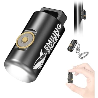 Smiling Shark Mini-03, Ultrahelle Mini-Schlüsselanhänger-Taschenlampe mit Mehreren Modi, Kompakt & Stoßfest, Spritzwassergeschützt, Ideal Für Zuhause, Outdoor, Camping, Notfall. Smiling Shark Mini-03, Ultrahelle Mini-Schlüsselanhänger-Taschenlampe mit Mehreren Modi, Kompakt & Stoßfest, Spritzwassergeschützt, Ideal Für Zuhause, Outdoor, Camping, Notfall.