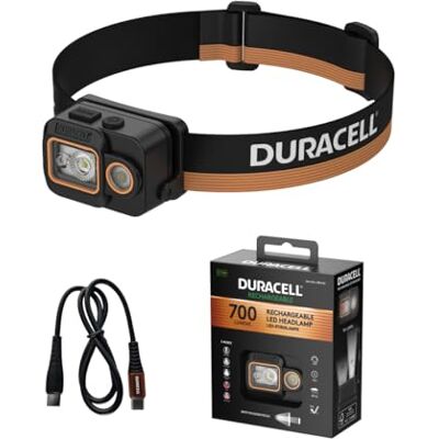 Duracell LED Stirnlampe DH700R Core – 700 Lumen, Digital-Fokus, bis 60 m Leuchtweite, Rotlichtfunktion, USB-C wiederaufladbar, Li-Po Akku, mehrere Lichtmodi, ergonomisch, IP54 spritzwassergeschützt Duracell LED Stirnlampe DH700R Core – 700 Lumen, Digital-Fokus, bis 60 m Leuchtweite, Rotlichtfunktion, USB-C wiederaufladbar, Li-Po Akku, mehrere Lichtmodi, ergonomisch, IP54 spritzwassergeschützt