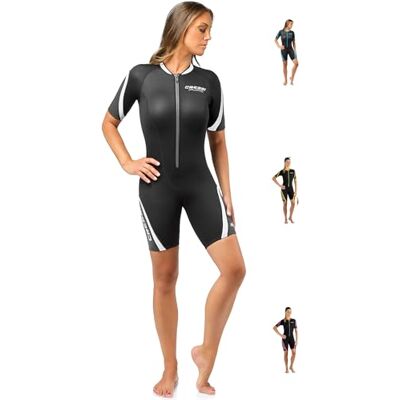 CRESSI Playa Lady Shorty Wetsuit Black/White 2.5mm L/4 CRESSI Playa Lady Shorty Wetsuit Black/White 2.5mm L/4