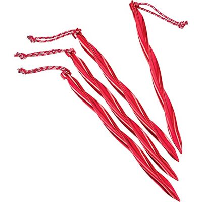 MSR – Cyclone Stake Kit 4 Units, Farbe Red MSR – Cyclone Stake Kit 4 Units, Farbe Red
