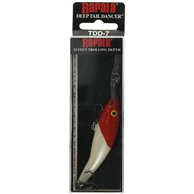 Rapala Deep Tail Dancer Angelköder Angelzubehör aus Balsaholz Stabile Tauchschaufel Süßwasser Spinnköder Lauftiefe 6m Fischköder 9cm, 13g Hergestellt in Estland Red Head Rapala Deep Tail Dancer Angelköder Angelzubehör aus Balsaholz Stabile Tauchschaufel Süßwasser Spinnköder Lauftiefe 6m Fischköder 9cm, 13g Hergestellt in Estland Red Head