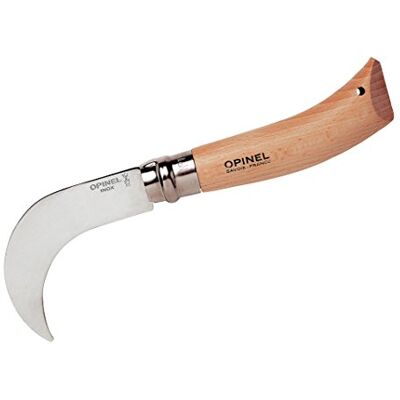 OPINEL Uni 113110 Gärtnermesser-rostfrei-Buchenholz Griff-Heftlänge: 11.5 cm, Klingenlänge: 10 cm, mehrfarbig OPINEL Uni 113110 Gärtnermesser-rostfrei-Buchenholz Griff-Heftlänge: 11.5 cm, Klingenlänge: 10 cm, mehrfarbig