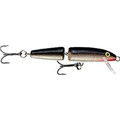 Rapala Jointed Angelköder Angelzubehör aus Balsaholz Süßwasser Spinnköder Lauftiefe 1.2-4.2m Fischköder 13cm, 18g Hergestellt in Estland Silver Rapala Jointed Angelköder Angelzubehör aus Balsaholz Süßwasser Spinnköder Lauftiefe 1.2-4.2m Fischköder 13cm, 18g Hergestellt in Estland Silver