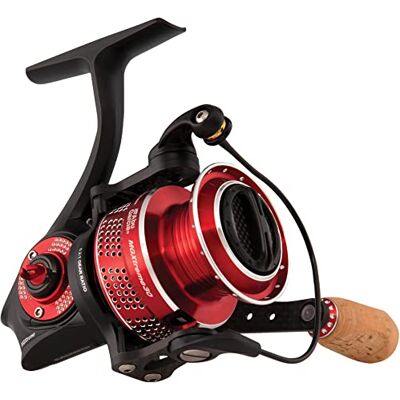 Abu-Garcia Revo MGXtreme Spinnrolle – Extrem leichte Spinnrolle mit Korkgriff – 12 Kugellager & Drop Shot Keeper – Hecht, Barsch, Zander, Forelle Abu-Garcia Revo MGXtreme Spinnrolle – Extrem leichte Spinnrolle mit Korkgriff – 12 Kugellager & Drop Shot Keeper – Hecht, Barsch, Zander, Forelle