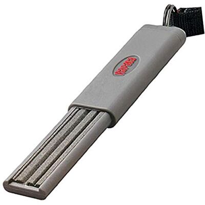 Rapala Hook Sharpener Feile für Hakenspitze Aluminiumoxid-Angelfeile Angelzubehör Solider Schleifer für Spitzen Schiebeverschluß Sehr kompakt Inklusive Trageriemen Grau Rapala Hook Sharpener Feile für Hakenspitze Aluminiumoxid-Angelfeile Angelzubehör Solider Schleifer für Spitzen Schiebeverschluß Sehr kompakt Inklusive Trageriemen Grau