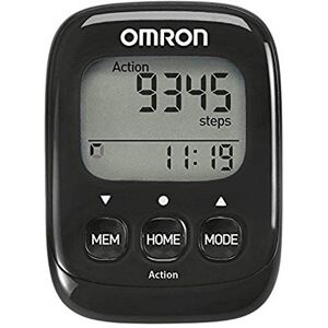 Omron Walking Style IV Schrittzzähler, schwarz, 3D Sensor für genaue Messung, misst aerobe Schritte, Distanz, verbrannte Kalorien; mit Speicher, Action Modus und großem Display, einfache Anwendung Omron Walking Style IV Schrittzzähler, schwarz, 3D Sensor für genaue Messung, misst aerobe Schritte, Distanz, verbrannte Kalorien; mit Speicher, Action Modus und großem Display, einfache Anwendung