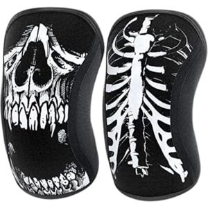RockTape Erwachsene Assassins Knee Sleeves Knieschoner Skull 5mm, S