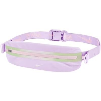 NIKE Slim Waistpack 4.0 Laufgürtel Running Bauchtasche Jogging Gürtel für Smartphone Schlüssel Training Fitness Laufzubehör, Violet Mist/Pink Foam/White, One Size NIKE Slim Waistpack 4.0 Laufgürtel Running Bauchtasche Jogging Gürtel für Smartphone Schlüssel Training Fitness Laufzubehör, Violet Mist/Pink Foam/White, One Size
