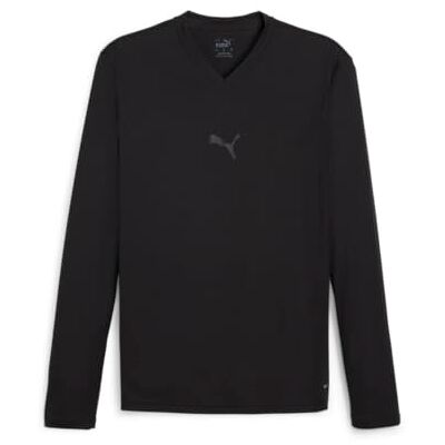 Puma Unisex Teamgoal Baselayer Ls Performance Tee, Black-Flat Dark Gray, M EU Puma Unisex Teamgoal Baselayer Ls Performance Tee, Black-Flat Dark Gray, M EU