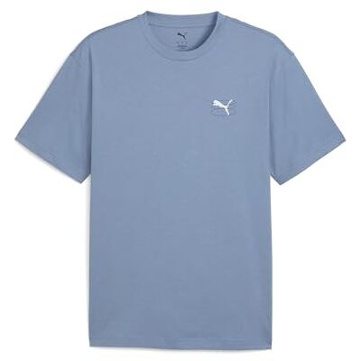 Puma Unisex Graphic Grid Tees, Cool Blue, M EU Puma Unisex Graphic Grid Tees, Cool Blue, M EU