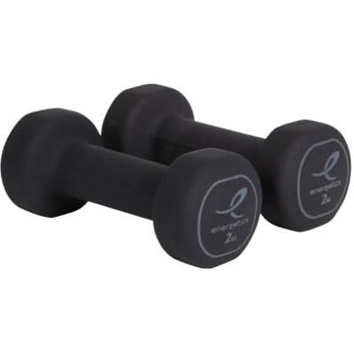 ENERGETICS Hantel Neoprene Dumb. Pairs, Black/Grey Dark, 2 x 2,0 kg ENERGETICS Hantel Neoprene Dumb. Pairs, Black/Grey Dark, 2 x 2,0 kg