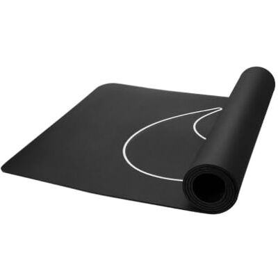 NIKE Mat 5mm Fitnessmatte Yoga Matte Trainingsmatte Workout Gym rutschfest 5 mm, Black/Black/White, 66 x 180 x 5 mm NIKE Mat 5mm Fitnessmatte Yoga Matte Trainingsmatte Workout Gym rutschfest 5 mm, Black/Black/White, 66 x 180 x 5 mm
