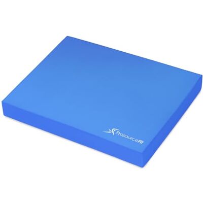 ProsourceFit Exercise Balance Pad – Large Cushioned Non-Slip Foam Mat & Knee Pad for Fitness, Stability Training, Physical Therapy, Yoga 15"x19", Blue ProsourceFit Exercise Balance Pad – Large Cushioned Non-Slip Foam Mat & Knee Pad for Fitness, Stability Training, Physical Therapy, Yoga 15"x19", Blue
