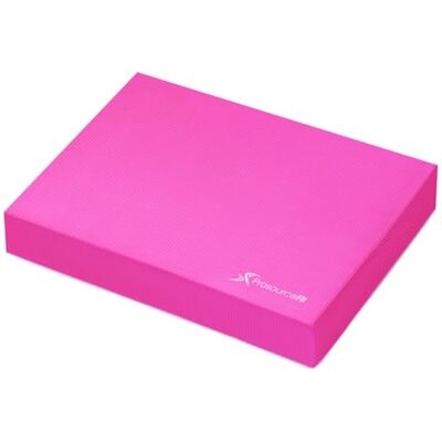 ProSource Fit Exercise Balance Pad – Non-Slip Cushioned Foam Mat & Knee Pad for Fitness and Stability Training, Yoga, Physical Therapy 15.5”x12.75”, Pink ProSource Fit Exercise Balance Pad – Non-Slip Cushioned Foam Mat & Knee Pad for Fitness and Stability Training, Yoga, Physical Therapy 15.5”x12.75”, Pink