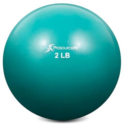 ProSource Fit Weighted Toning Exercise Balls for Pilates, Yoga, Strength Training and Physical Therapy, 2 lb to 8 lb, Color Coded ProSource Fit Weighted Toning Exercise Balls for Pilates, Yoga, Strength Training and Physical Therapy, 2 lb to 8 lb, Color Coded
