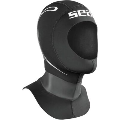 SEAC Tekno, Kofhaube für Neopren-Tauchanzüge, 5mm stark, mit Entlüftungslöchern, für Damen und Herren SEAC Tekno, Kofhaube für Neopren-Tauchanzüge, 5mm stark, mit Entlüftungslöchern, für Damen und Herren